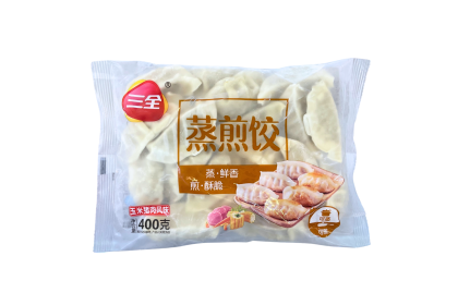 San Quan Steamed Fried Dumpling Sweet Corn Pork 三全蒸煎饺玉米猪肉 400GM（VIP会员价：RM8.90）